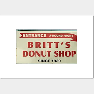 Britts Famous Doughnuts Posters and Art